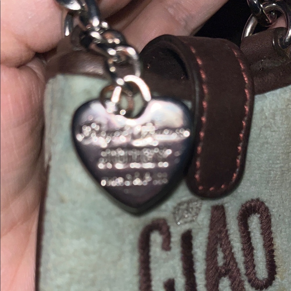 Juicy Couture Vintage Mint and Chocolate Mini Bag - Picture 5 of 9